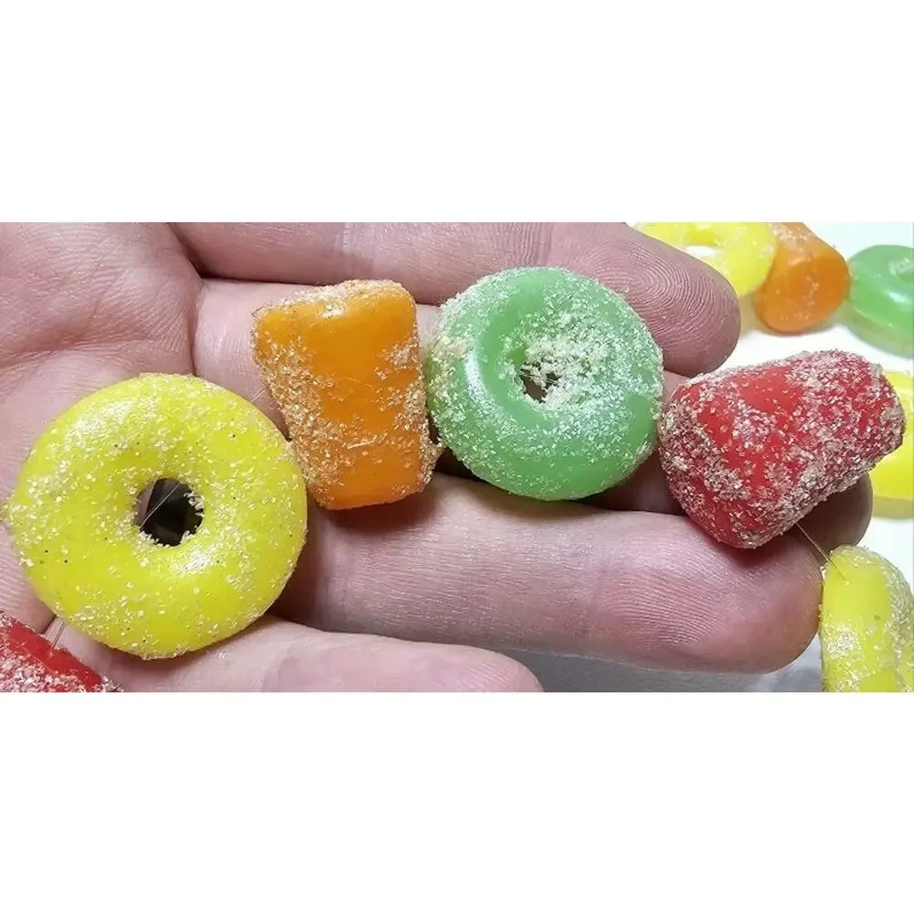 Vintage Sugared Candy Christmas Garland Plastic Blow Mold 110